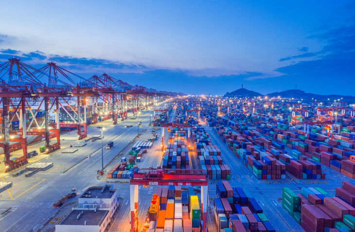2021年1000万中国集装箱吞吐量增长8.4%