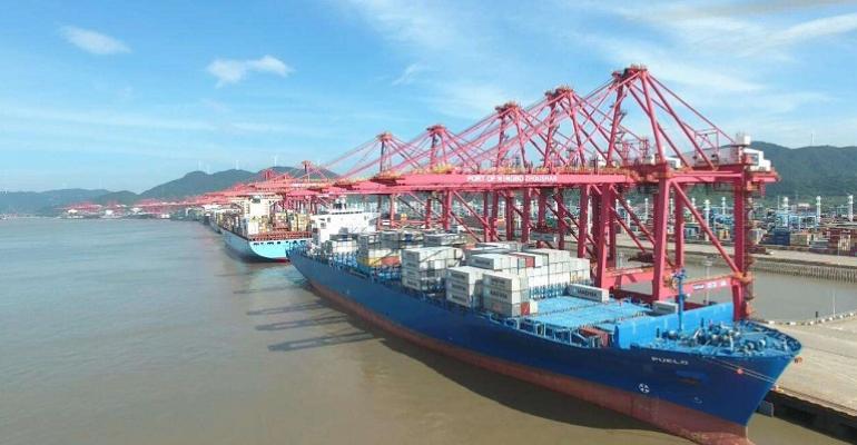 12月初中国主要港口集装箱吞吐量增长4.1%