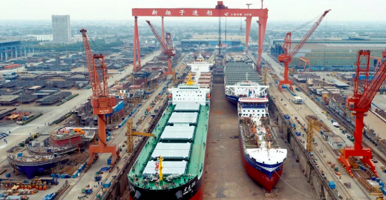 11月底中国船厂新船订单增长183%